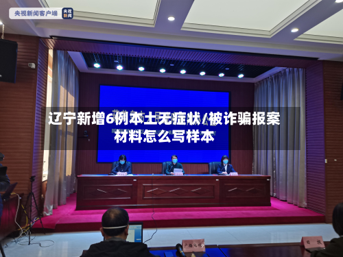 辽宁新增6例本土无症状/被诈骗报案材料怎么写样本-第2张图片