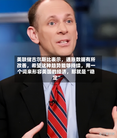 美联储古尔斯比表示	，通胀数据有所改善，希望这种趋势能够持续，用一个词来形容美国的经济	，那就是“稳定”-第2张图片