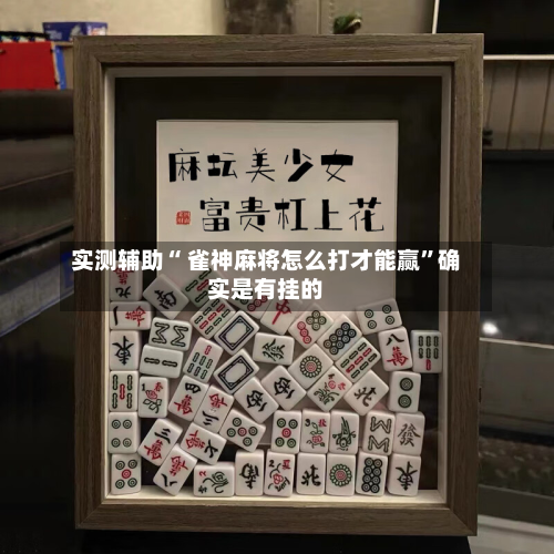 实测辅助“ 雀神麻将怎么打才能赢”确实是有挂的-第1张图片
