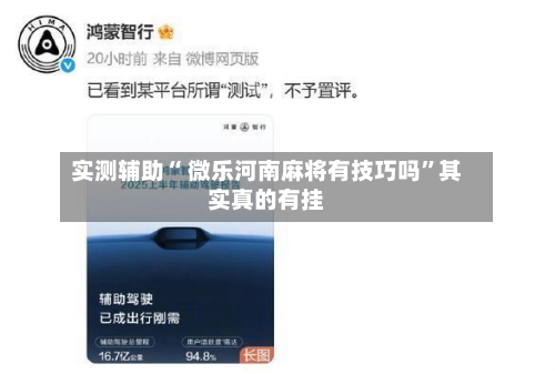 实测辅助“ 微乐河南麻将有技巧吗	”其实真的有挂-第3张图片