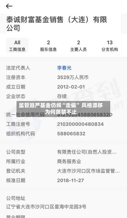 监管趋严基金仍频“走偏” 风格漂移为何屡禁不止-第2张图片