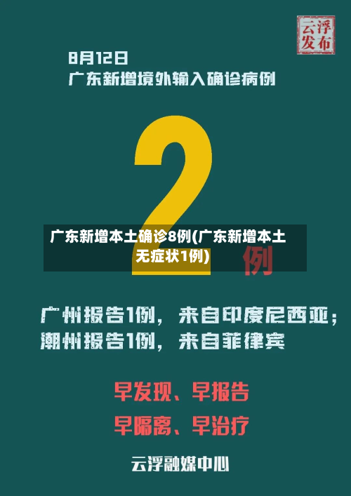 广东新增本土确诊8例(广东新增本土无症状1例)