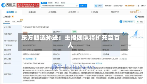东方甄选孙进:主播团队将扩充至百人