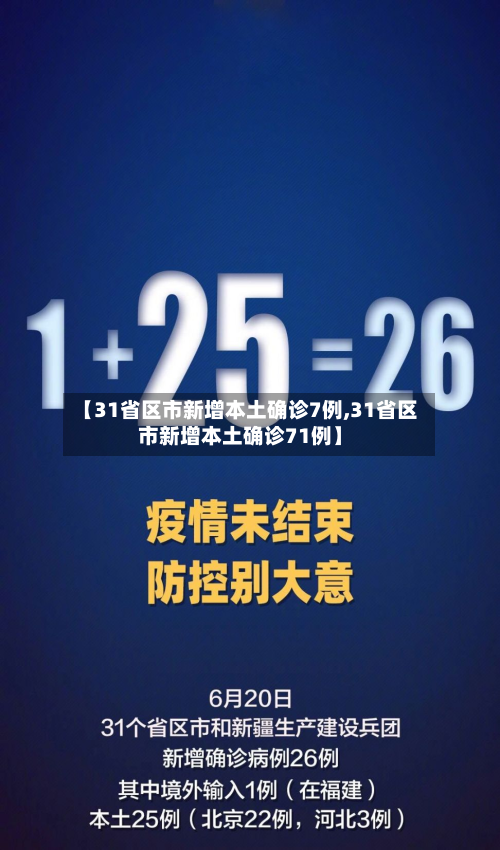 【31省区市新增本土确诊7例,31省区市新增本土确诊71例】-第2张图片