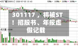 301117 	，将被ST！招股书、年报虚假记载-第3张图片