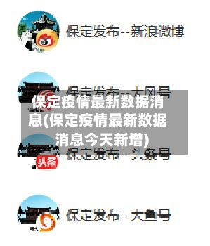 保定疫情最新数据消息(保定疫情最新数据消息今天新增)