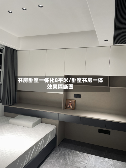 书房卧室一体化8平米/卧室书房一体效果隔断图