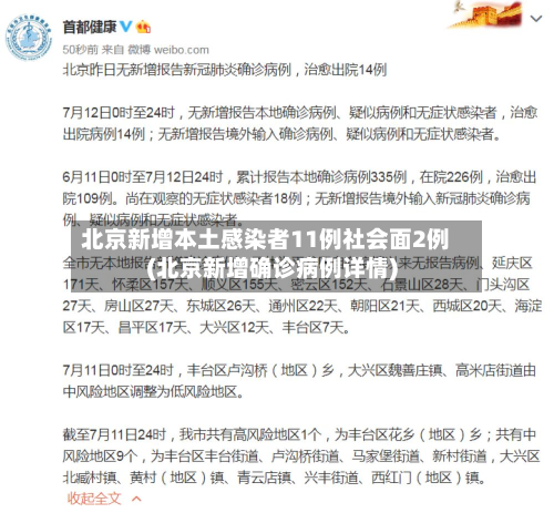北京新增本土感染者11例社会面2例(北京新增确诊病例详情)-第2张图片