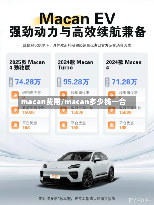 macan费用/macan多少钱一台