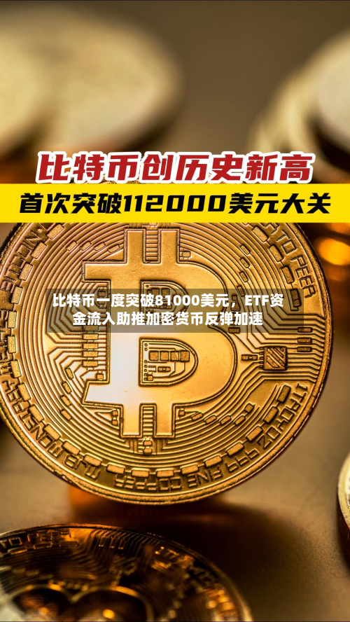 比特币一度突破81000美元，ETF资金流入助推加密货币反弹加速-第1张图片