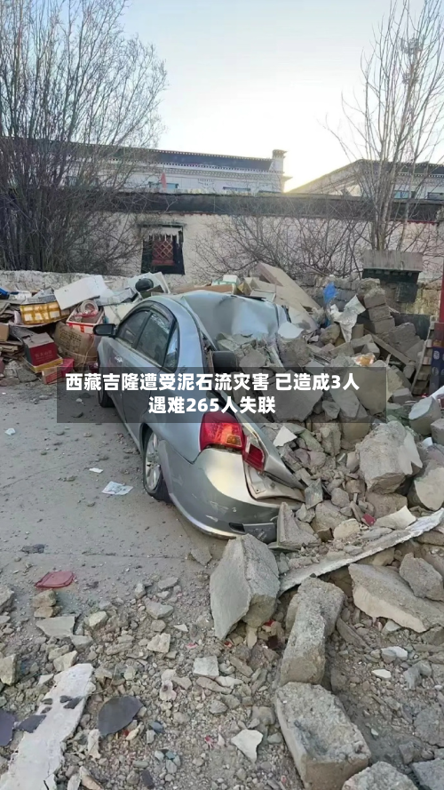 西藏吉隆遭受泥石流灾害 已造成3人遇难265人失联