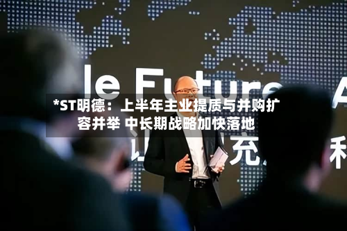 *ST明德:上半年主业提质与并购扩容并举 中长期战略加快落地