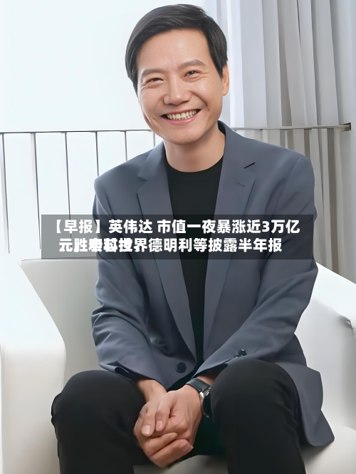 【早报】英伟达 市值一夜暴涨近3万亿元；中芯世界	、胜宏科技、德明利等披露半年报-第1张图片