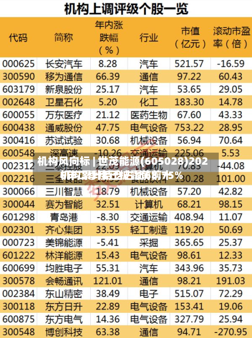 机构风向标 | 世茂能源(605028)2026年二季度已披露前前十机构累计持仓占比68.75%-第1张图片