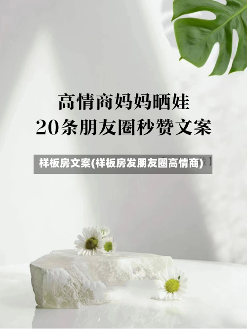 样板房文案(样板房发朋友圈高情商)