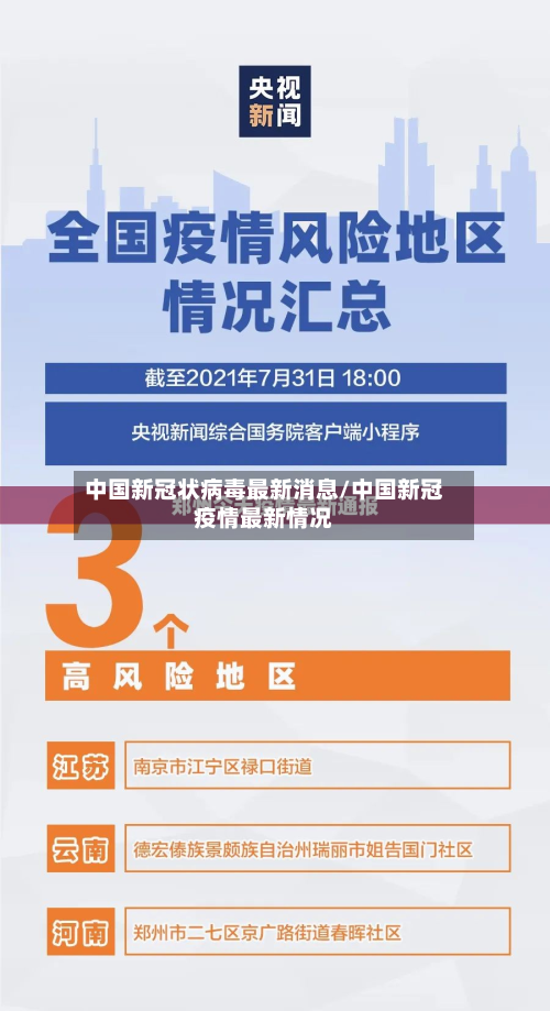 中国新冠状病毒最新消息/中国新冠疫情最新情况