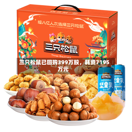 三只松鼠已回购399万股	，耗资7195万元-第2张图片