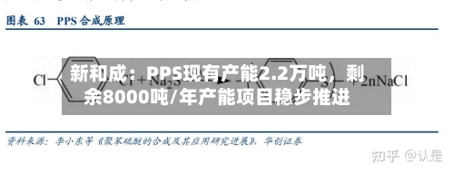 新和成：PPS现有产能2.2万吨	，剩余8000吨/年产能项目稳步推进-第2张图片