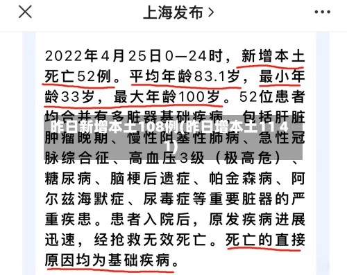 昨日新增本土108例(昨日增本土11 41)-第2张图片