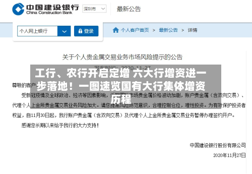 工行	、农行开启定增 六大行增资进一步落地！一图速览国有大行集体增资历程-第2张图片