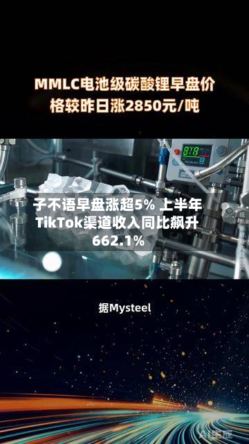 子不语早盘涨超5% 上半年TikTok渠道收入同比飙升662.1%-第2张图片