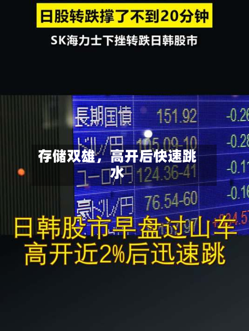 存储双雄，高开后快速跳水-第2张图片