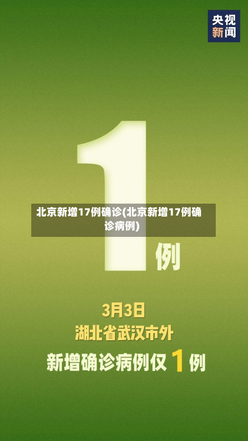 北京新增17例确诊(北京新增17例确诊病例)