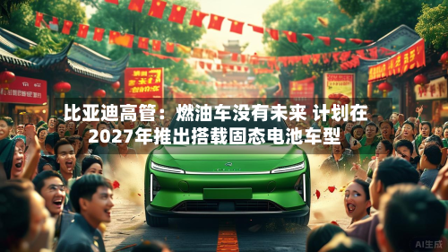 比亚迪高管：燃油车没有未来 计划在2027年推出搭载固态电池车型-第2张图片