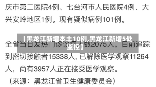 【黑龙江新增本土10例,黑龙江新增5处监控】-第2张图片