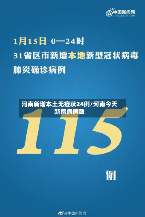 河南新增本土无症状24例/河南今天新增病例数