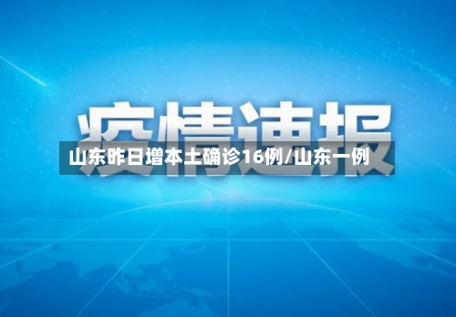 山东昨日增本土确诊16例/山东一例-第2张图片