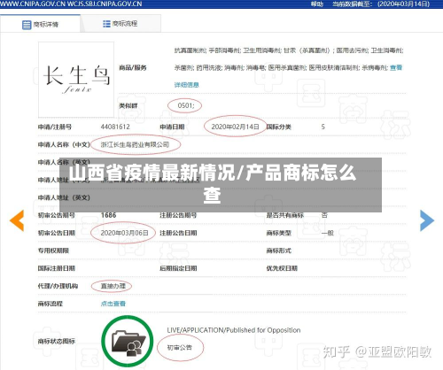 山西省疫情最新情况/产品商标怎么查