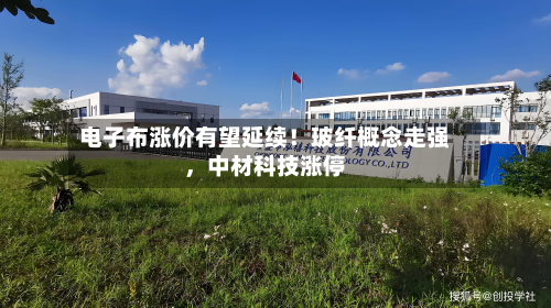 电子布涨价有望延续！玻纤概念走强，中材科技涨停-第3张图片