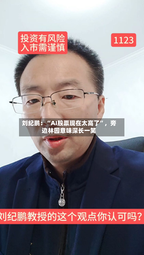 刘纪鹏：“AI股票现在太高了	”	，旁边林园意味深长一笑-第3张图片