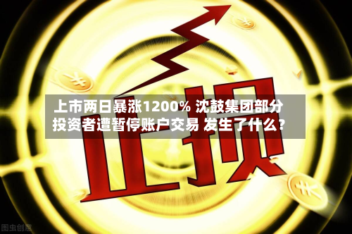 上市两日暴涨1200% 沈鼓集团部分投资者遭暂停账户交易 发生了什么?-第1张图片