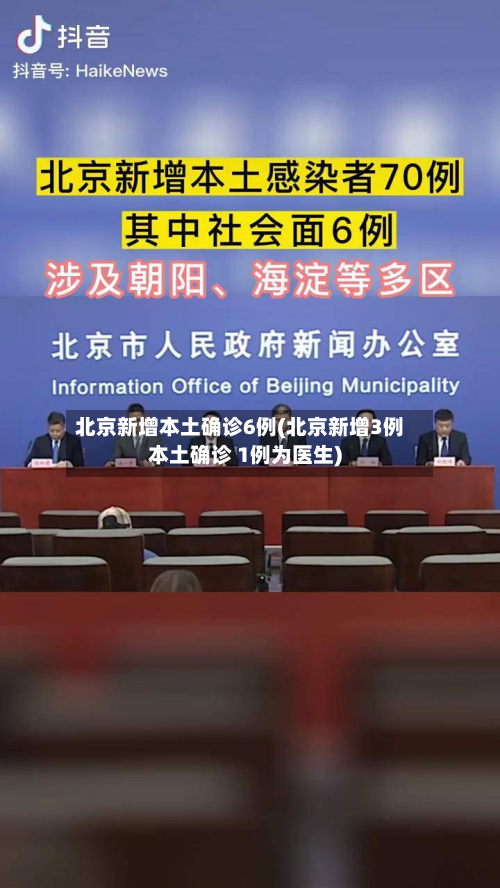 北京新增本土确诊6例(北京新增3例本土确诊 1例为医生)-第3张图片