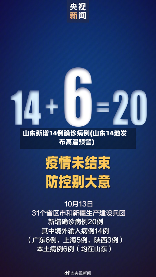 山东新增14例确诊病例(山东14地发布高温预警)-第2张图片