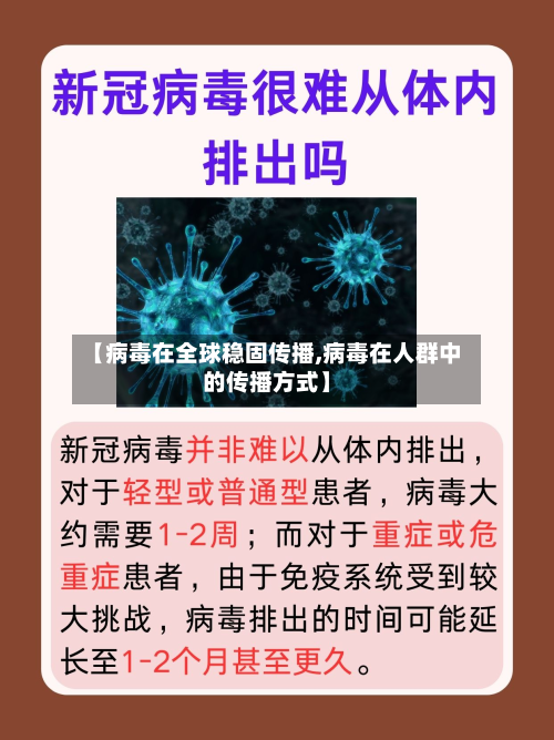 【病毒在全球稳固传播,病毒在人群中的传播方式】-第3张图片