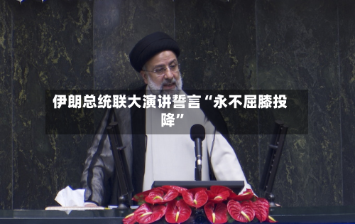 伊朗总统联大演讲誓言“永不屈膝投降”-第2张图片