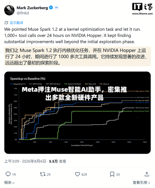 Meta押注Muse智能AI助手，密集推出多款全新硬件产品-第1张图片