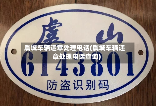 虞城车辆违章处理电话(虞城车辆违章处理电话查询)-第2张图片