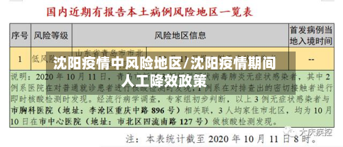 沈阳疫情中风险地区/沈阳疫情期间人工降效政策-第3张图片