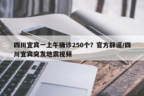 四川宜宾一上午确诊250个?官方辟谣/四川宜宾突发地震视频