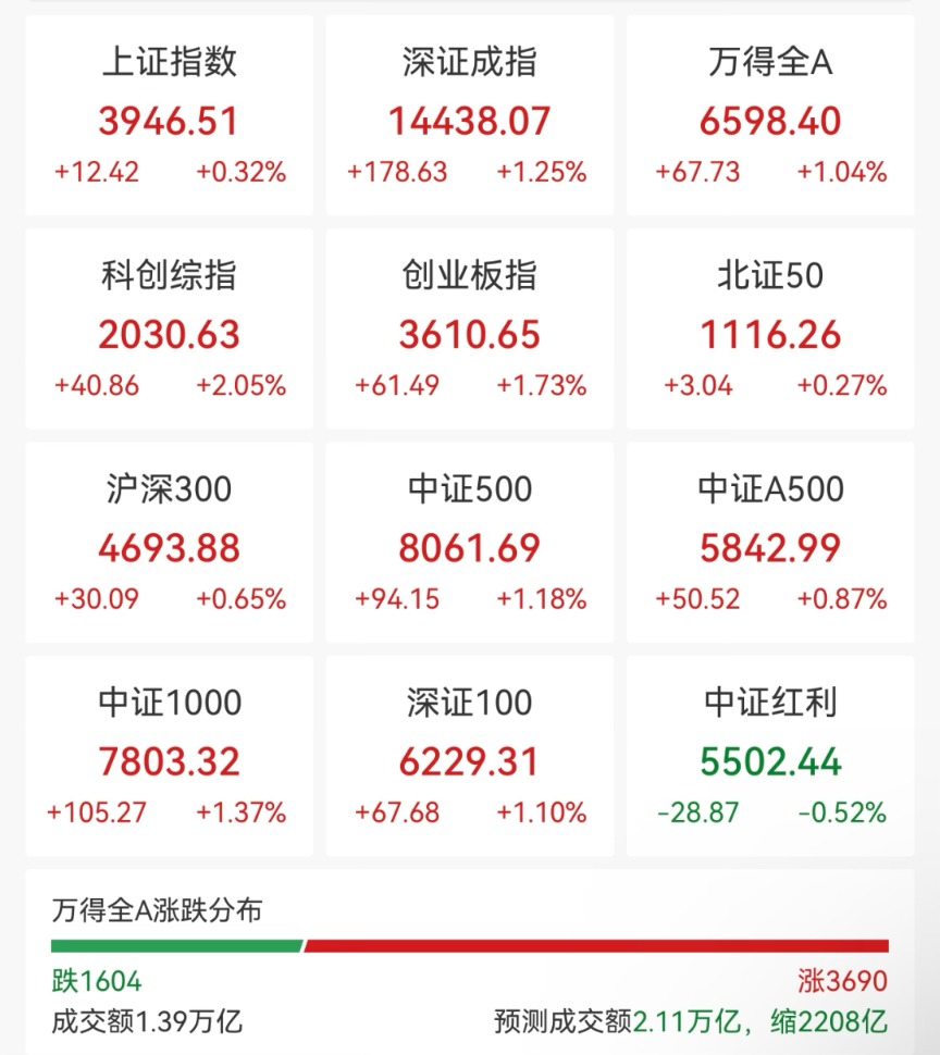 “易中天”走强，长鑫科技大涨！A股午评来了