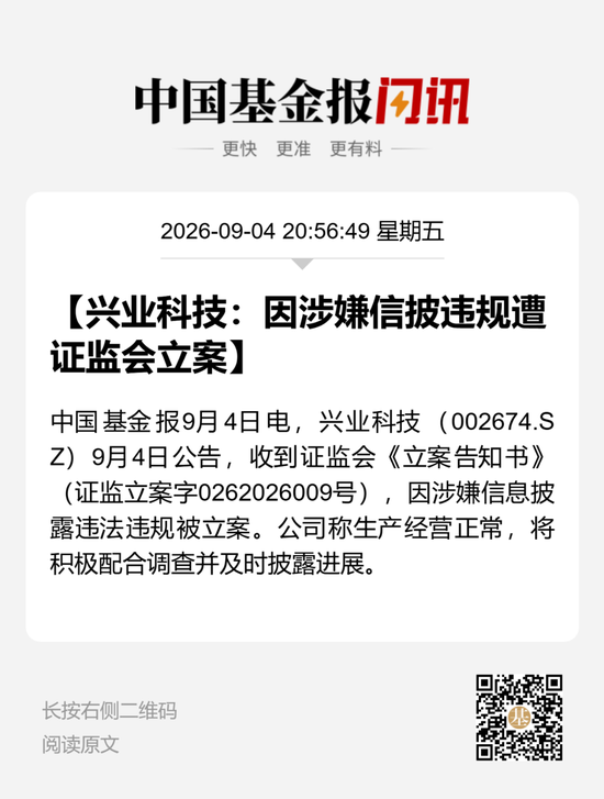 002674，被证监会立案调查